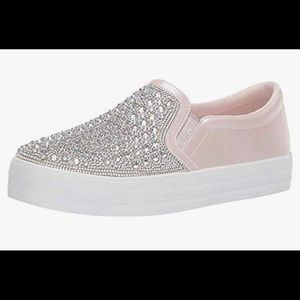 Skechers crystal slip on shoes